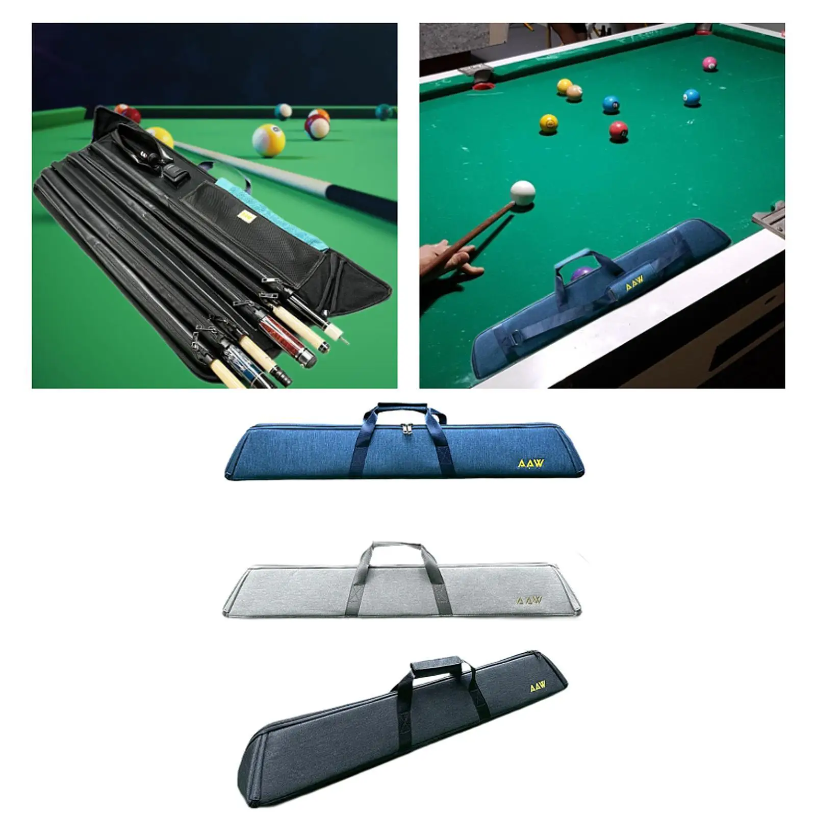 Tragetasche für Pool-Queue, Aufbewahrungstasche für Billard-Queue, Samtfutter, Tragetasche, Tasche für