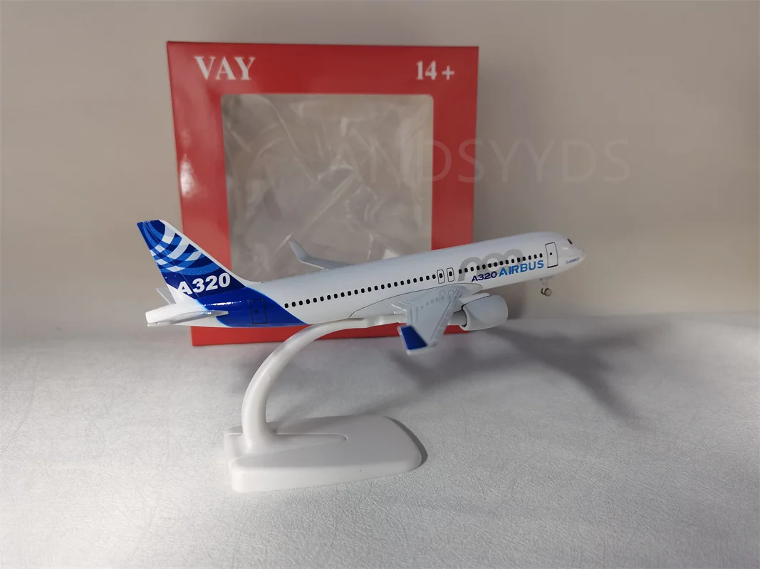 

Airplane Model Airbus A320 Prototype 20CM 1:400 Plastic With Pedastal Model Building Plane Model Metal Collectible aircraft