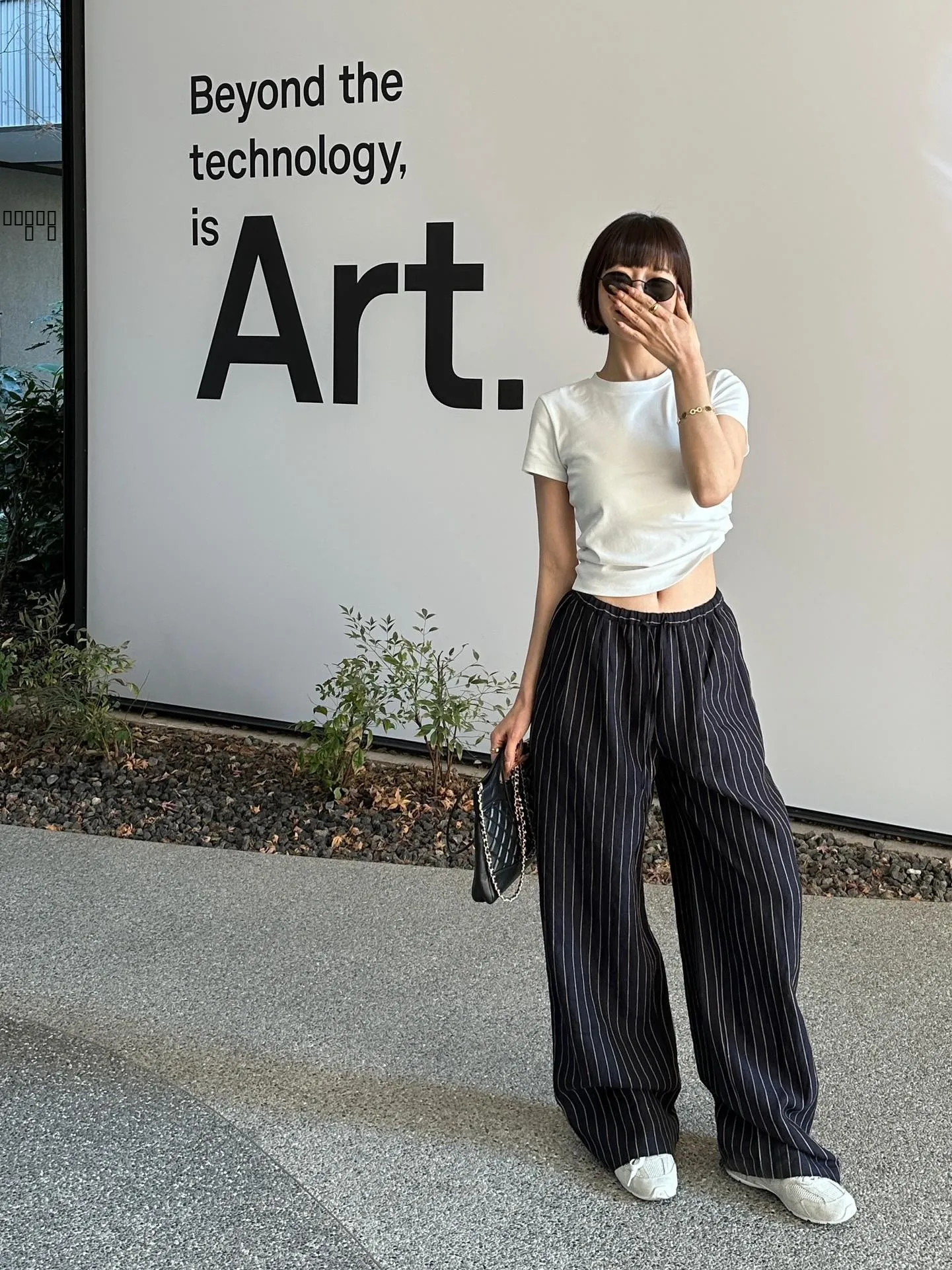 

Slimming High Waist Linen Wide Leg Pants Striped Casual Summer New Arrival Monkey Studio Commute Sle Loose Fit Trousers