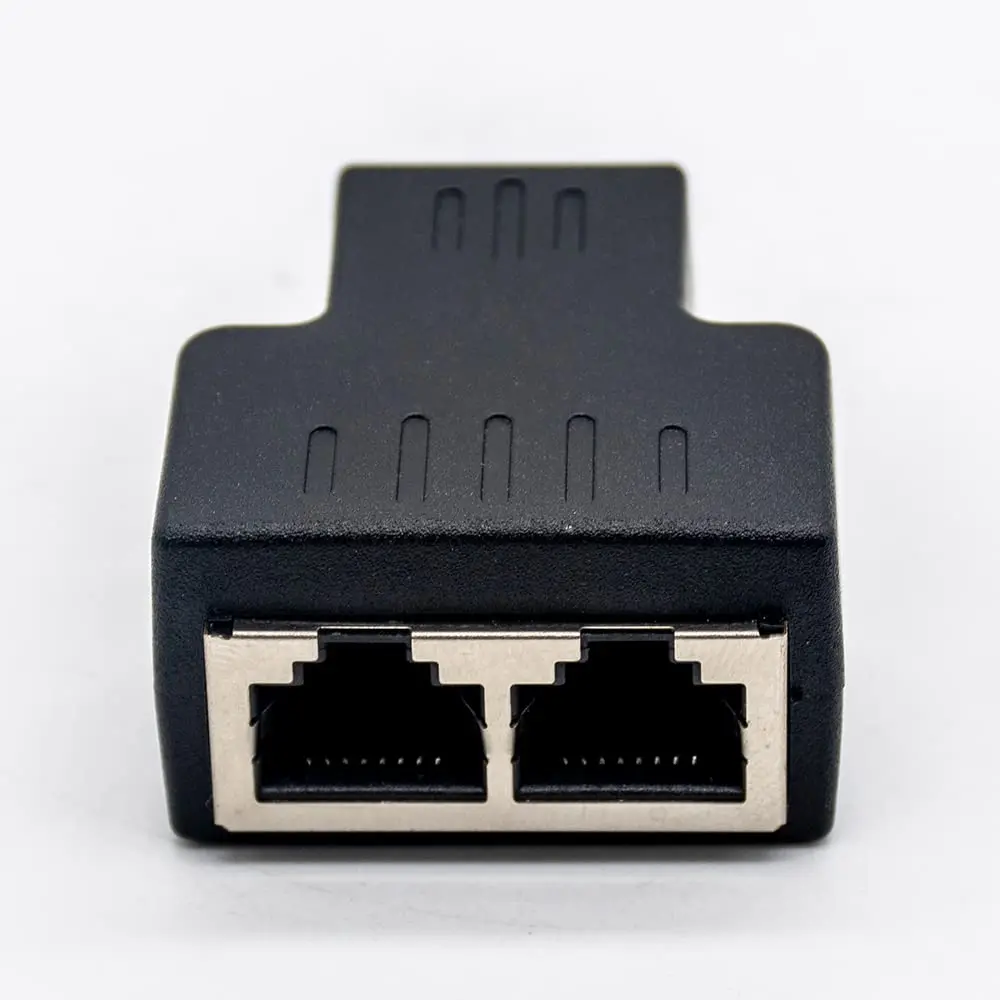 

3 Port RJ45 Splitter 1 to 2 Ethernet LAN Network Cable Adapter Extender for Internet PC Laptop CAT5 CAT5e CAT6