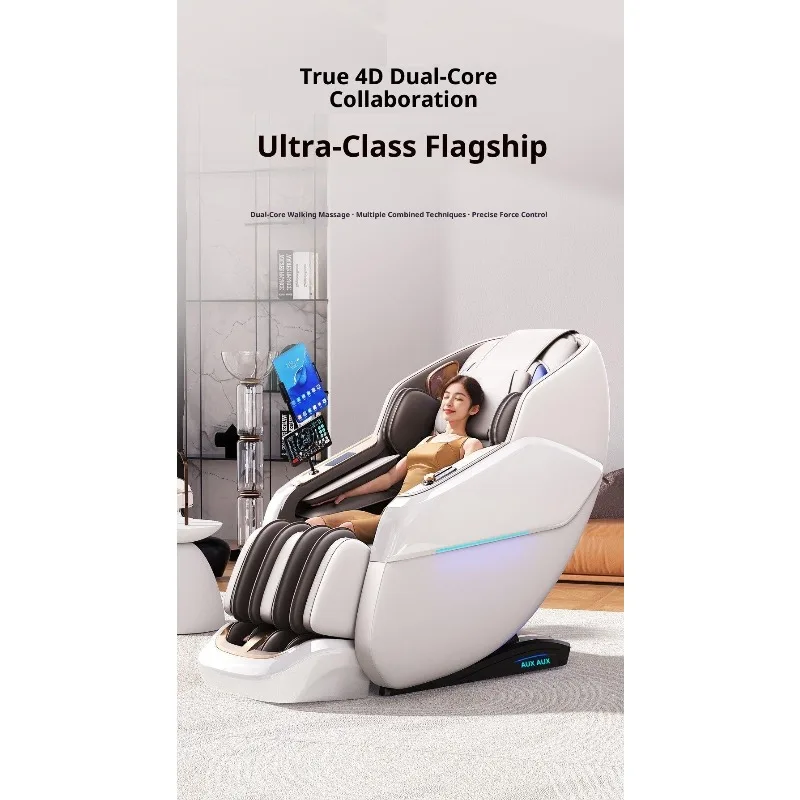 Electric Massage Chair, Smart Home Massage Chair New zero Gravity Multifunctional Full Body Double Action Massage Chair