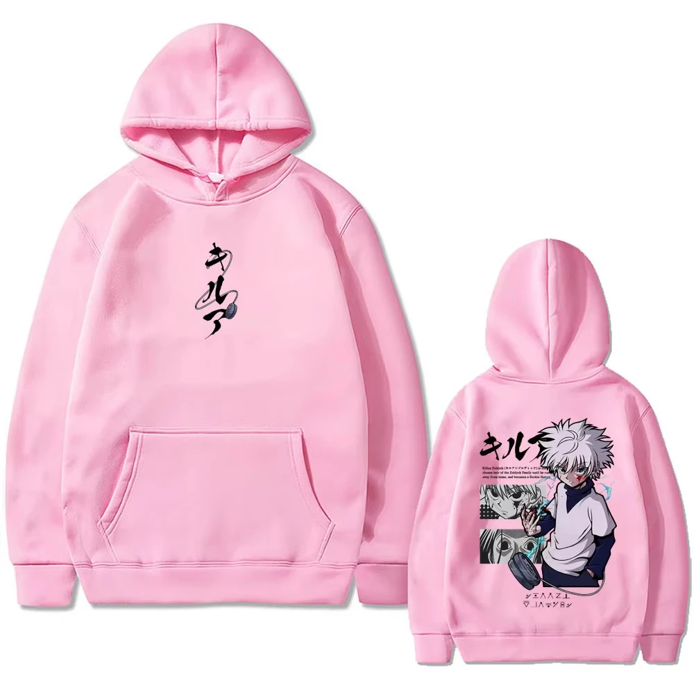 Hunter X Hunter Killua Zoldyck Hoodie Unisex Herren Damen Baumwolle Grafikdruck Langarm Streetwear 2026 Sommer Casual Bestseller – Detail 5