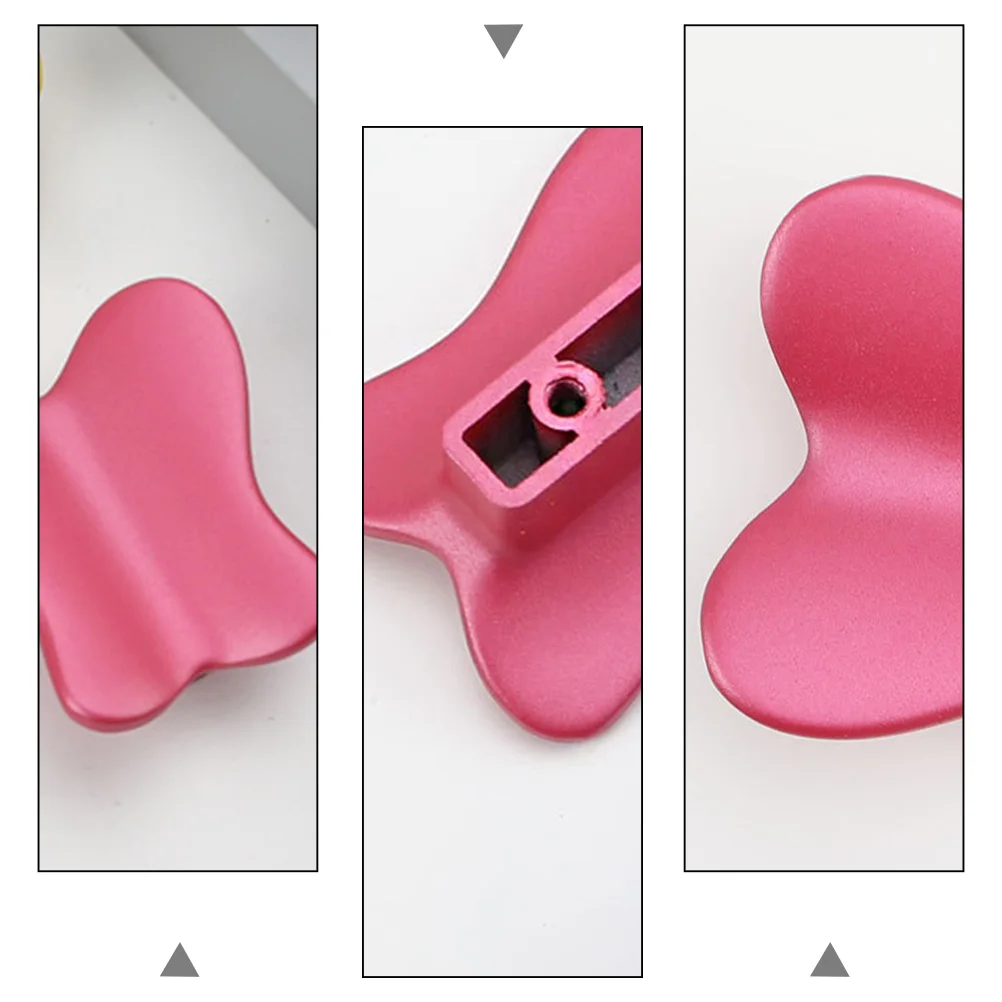 

2 Pcs Cartoon Butterfly Door Handle Handles Knob Drawer Pull Bar Kids Room Wardrobe