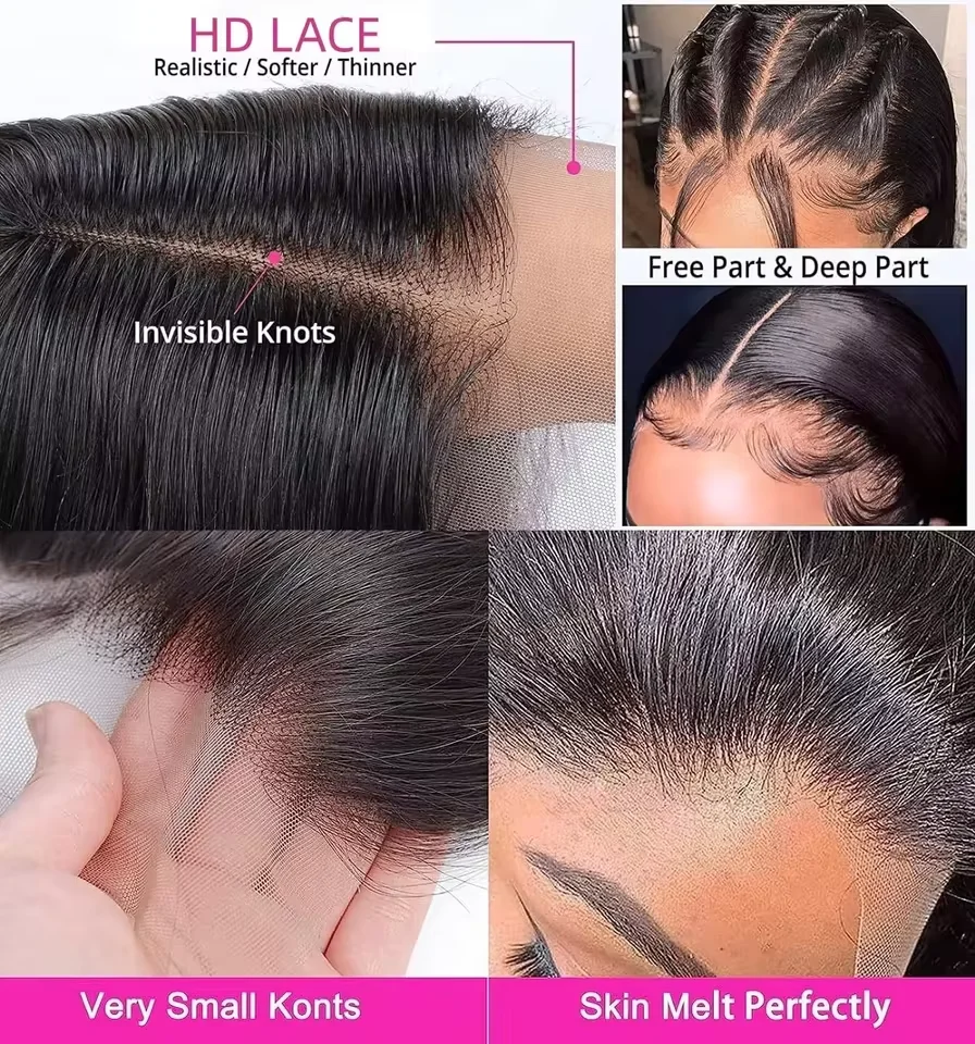 13x4 Gerade Spitze Front Perücken Gerade Glueless Bob Perücken Menschliches Haar Vor Gezupft Menschliches Haar Für Frauen Brasilianische Remy günstige Perücke