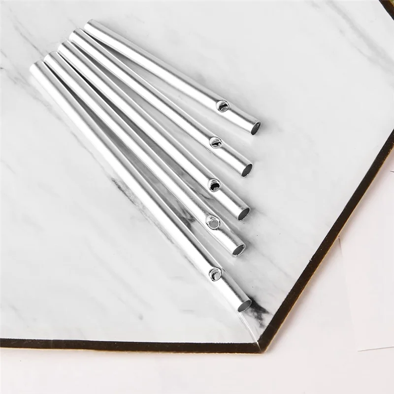 B08B-خط الرياح المتوافق مع 90 قطعة من أنابيب رنين الرياح، نغمة فارغة لتزيين المنزل والحديقة الخارجية