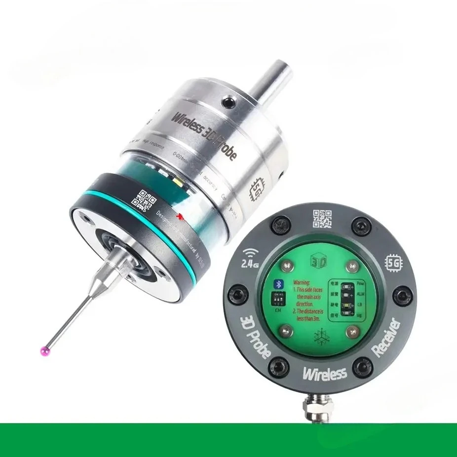 2025 latest edge finder GP-800 2.4G Bluetooth wireless probe,workpiece measurement 3D wireless centering replaces Renishaw OMP40