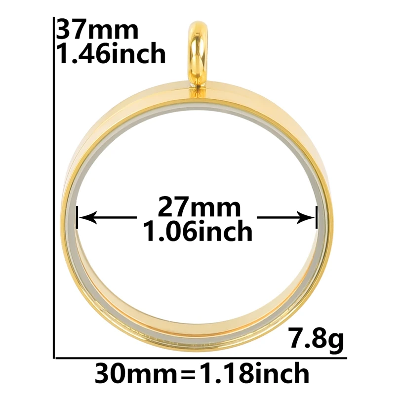 1 Stück Edelstahl zu öffnende Glasmünze Lünette Feuerbestattung Urne Medaillon Anhänger rund zuverlässig Bild Medaillon iPлон Schmuck