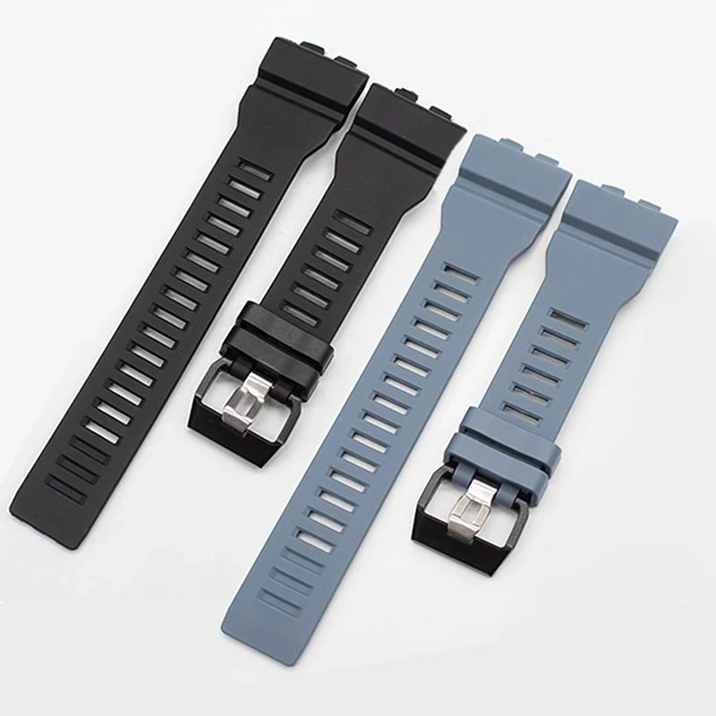 الملونة حزام (استيك) ساعة GBA-800 GBD-800-7/-2 GMA-B800 الرياضة مقاوم للماء حزام ساعة اليد الرجال استبدال الملحقات ل كاسيو 3464/5554