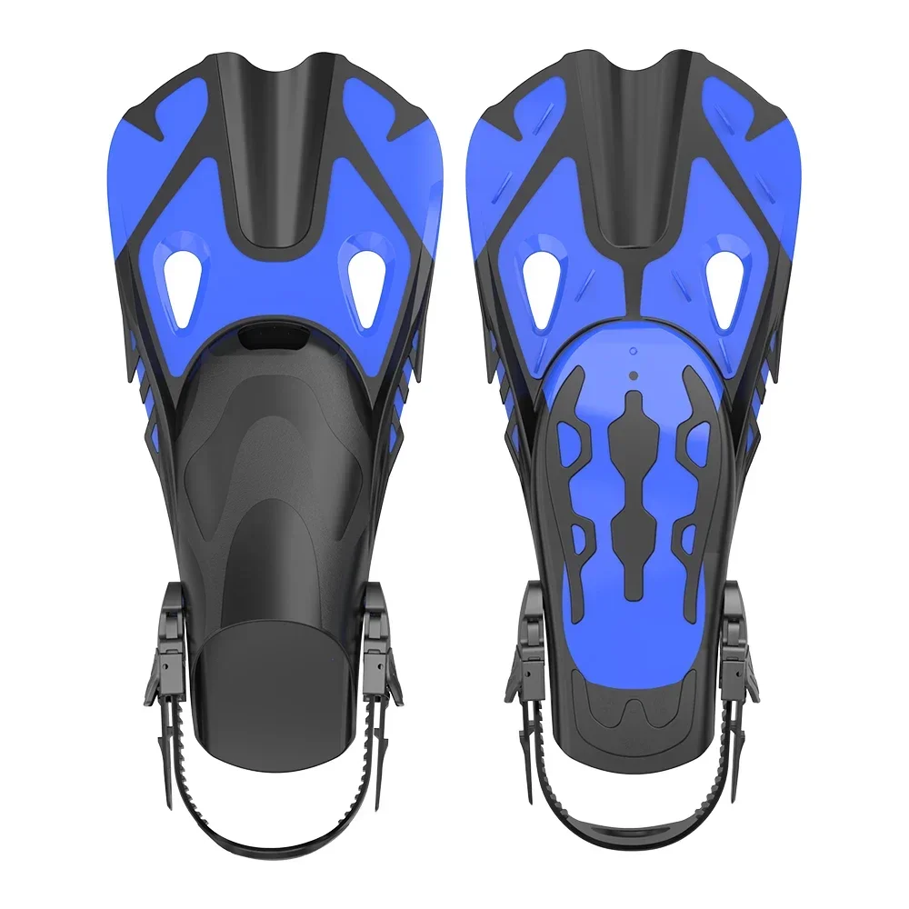 Custom Adjustable Straps Diving Fins Scuba Free Diving Snorkeling Swimming Fins  Kids Adult Fins  for Learning Swim