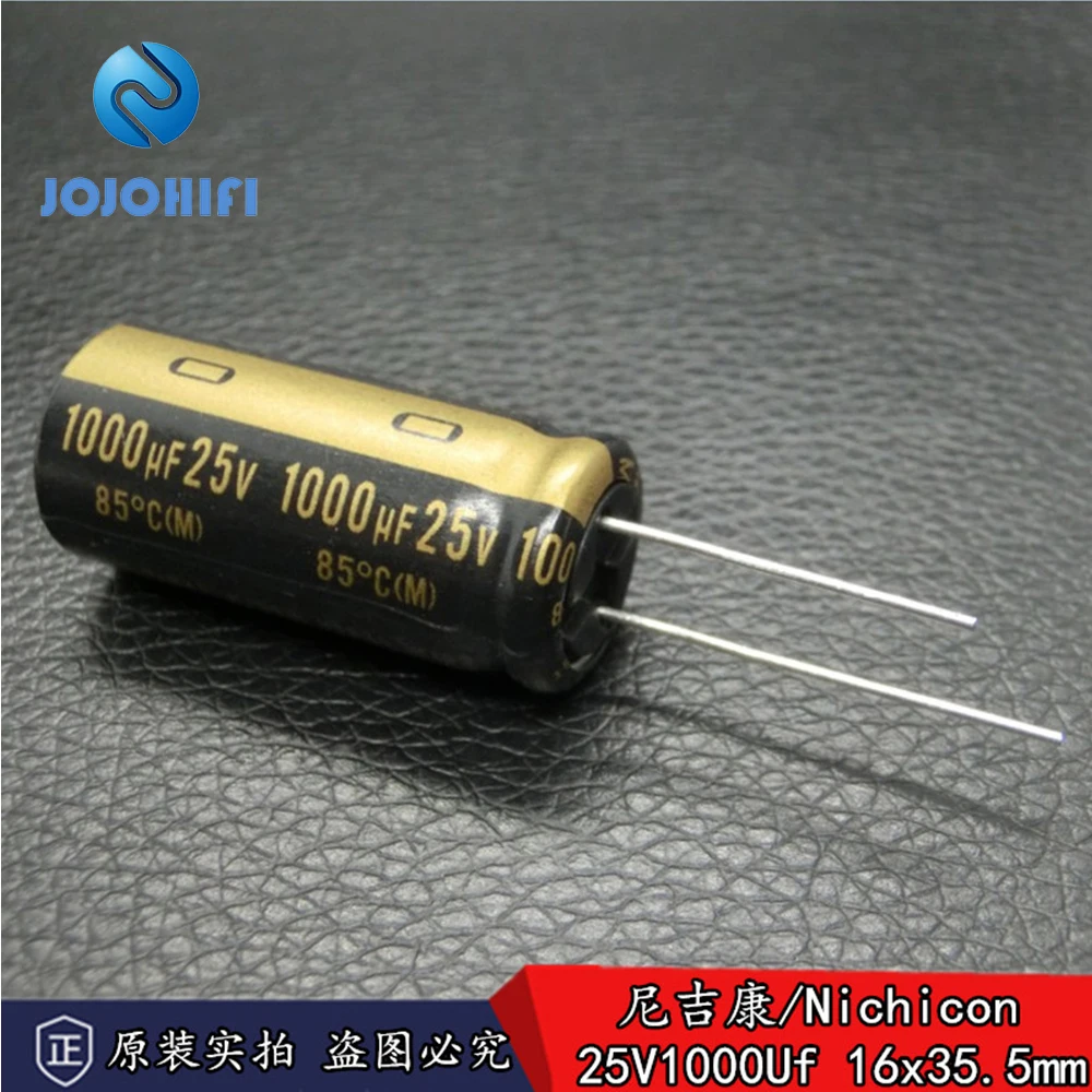 

2pcs-20pcs Nichicon MUSE KZ 1000uF 25V 16X35.5mm 85℃ Pitch 7.5mm 25v 1000uF Audio Fever Electrolytic Capacitors