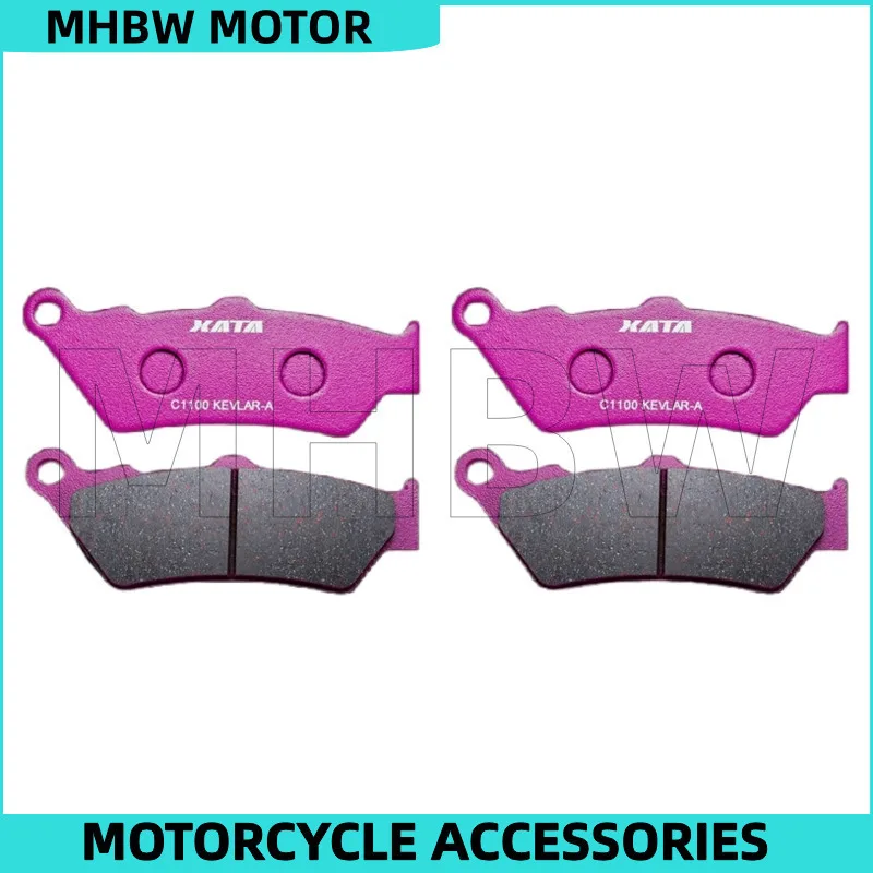 

2 Pairs Motorcycle Front Brake Pads for Cfmoto 400nk 650nk 650tr 650mt 650gt 650tr-g 10-13 / 14-19