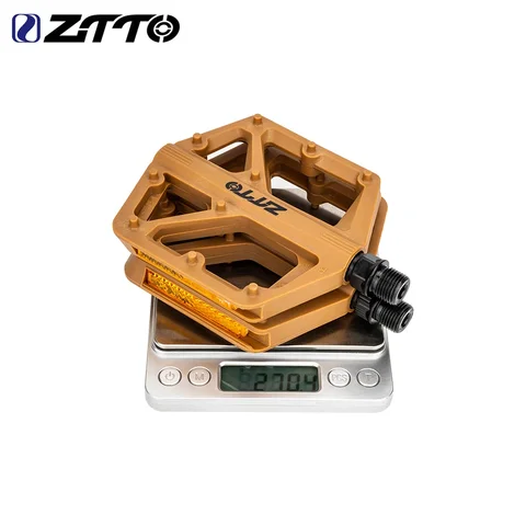 ZTTO 자전거 액세서리 초경량 페달 산악 자전거 도로 자전거 페달 플랫폼 나일론 페달 밀폐형 베어링 풋보드 사이클링