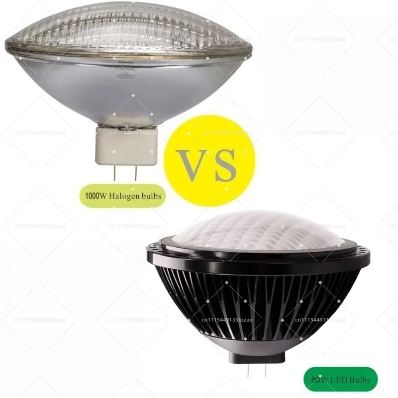 80W Dimmable PAR64 LED Lamp 8000 Lumen Multi Beam Angle LED Stage Light Bulb