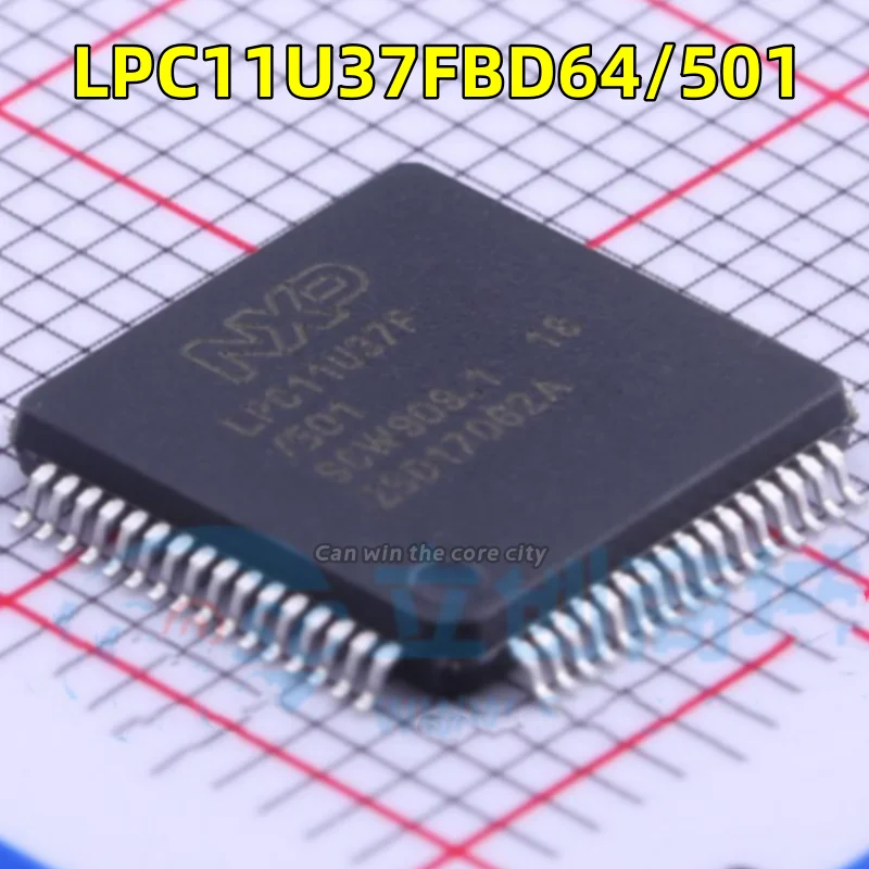 

5-100 PCS/LOT New LPC11U37FBD64/501 screen LPC11U37F/501 package LQFP-64 singlechip