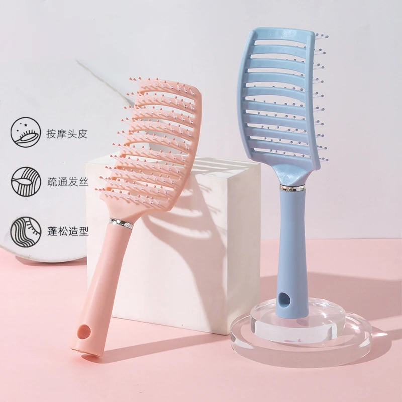 1pc anti-static massage brush  women's hair and scalp massage comb for straight hair professional hairstyle tool