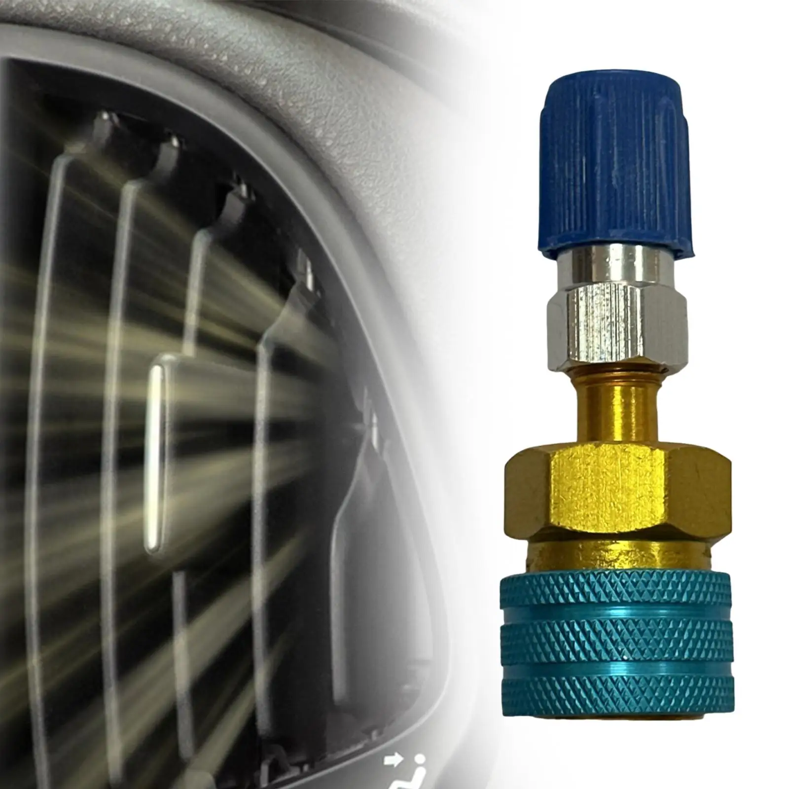 

Steel Quick Connect Low Side Adapter for Automotive Air Conditioner R1234YF System Maintenance Accessories