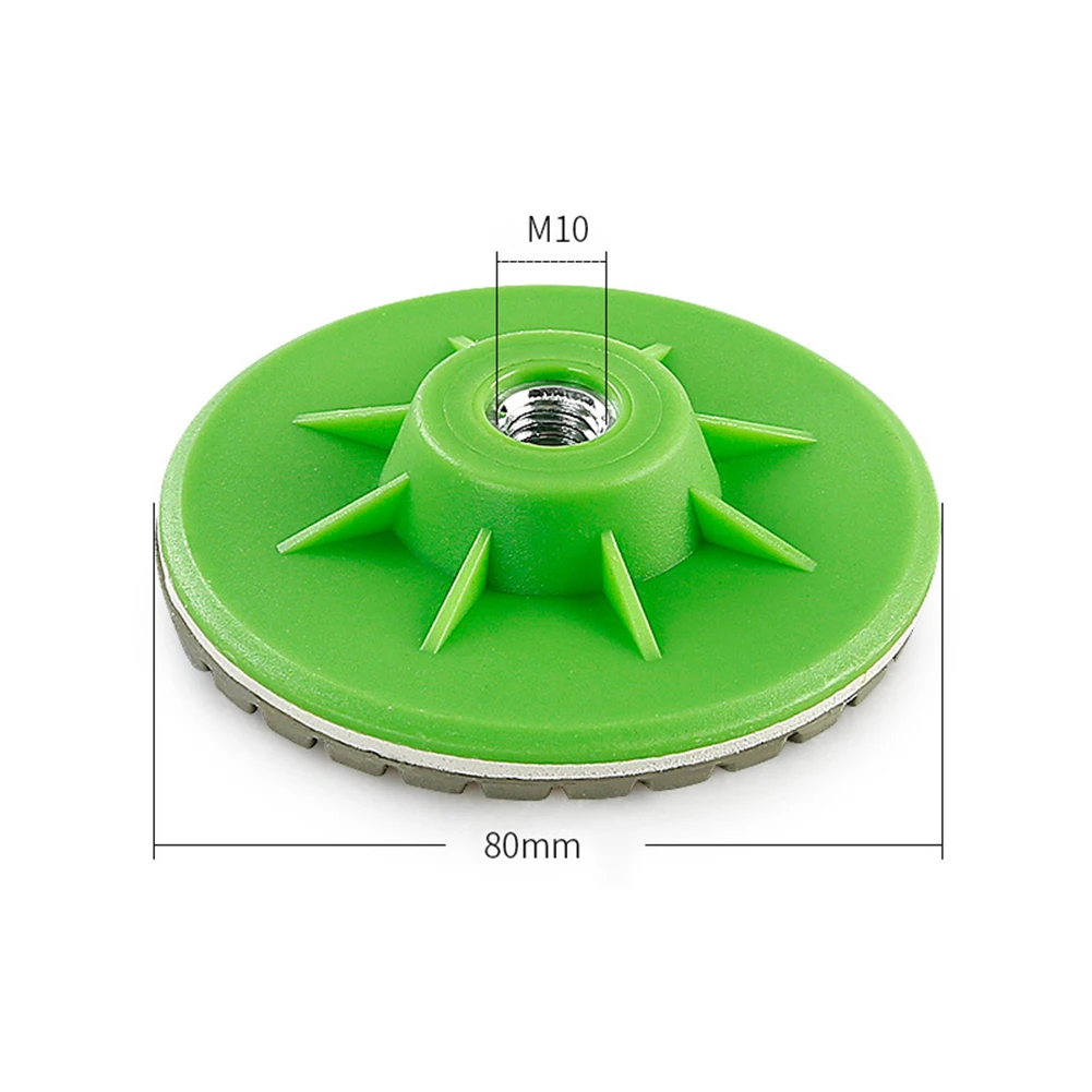 2PCS 80mm Grinding Polishing Pad Wet Dry Sanding Disc Abrasive Marble Granite Sanding Discs Paper Polishing Sandpaper