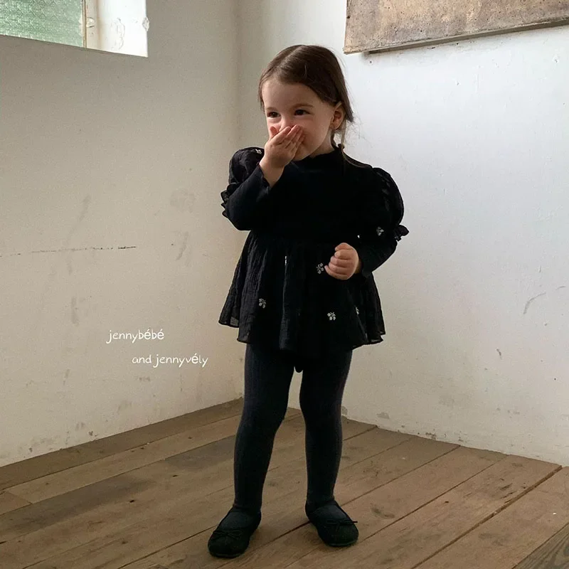 

2025 New Autumn 0-24M Baby Girl Clothing Newborn Baby Girls Bodysuits Long Sleeved Cotton Splicing Infant Baby Girls Jumpsuit
