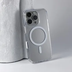 HOCE With Camera Protection Button Clear Magnetic Case For iPhone 17 Air 16 Pro Max 16 Plus For MagSafe Ultra Thin Hard PC Cover