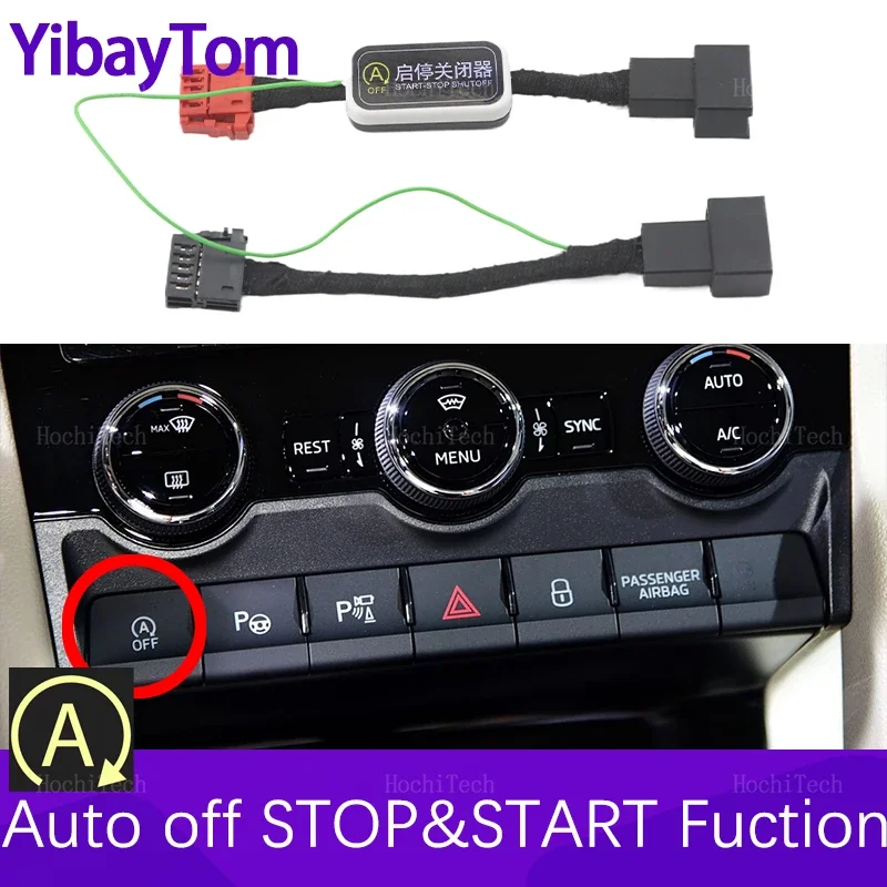 High Quality Car Automatic Stop Start Engine System Off Device Control Sensor Plug Cable For Skoda Kodiaq 2017-2023