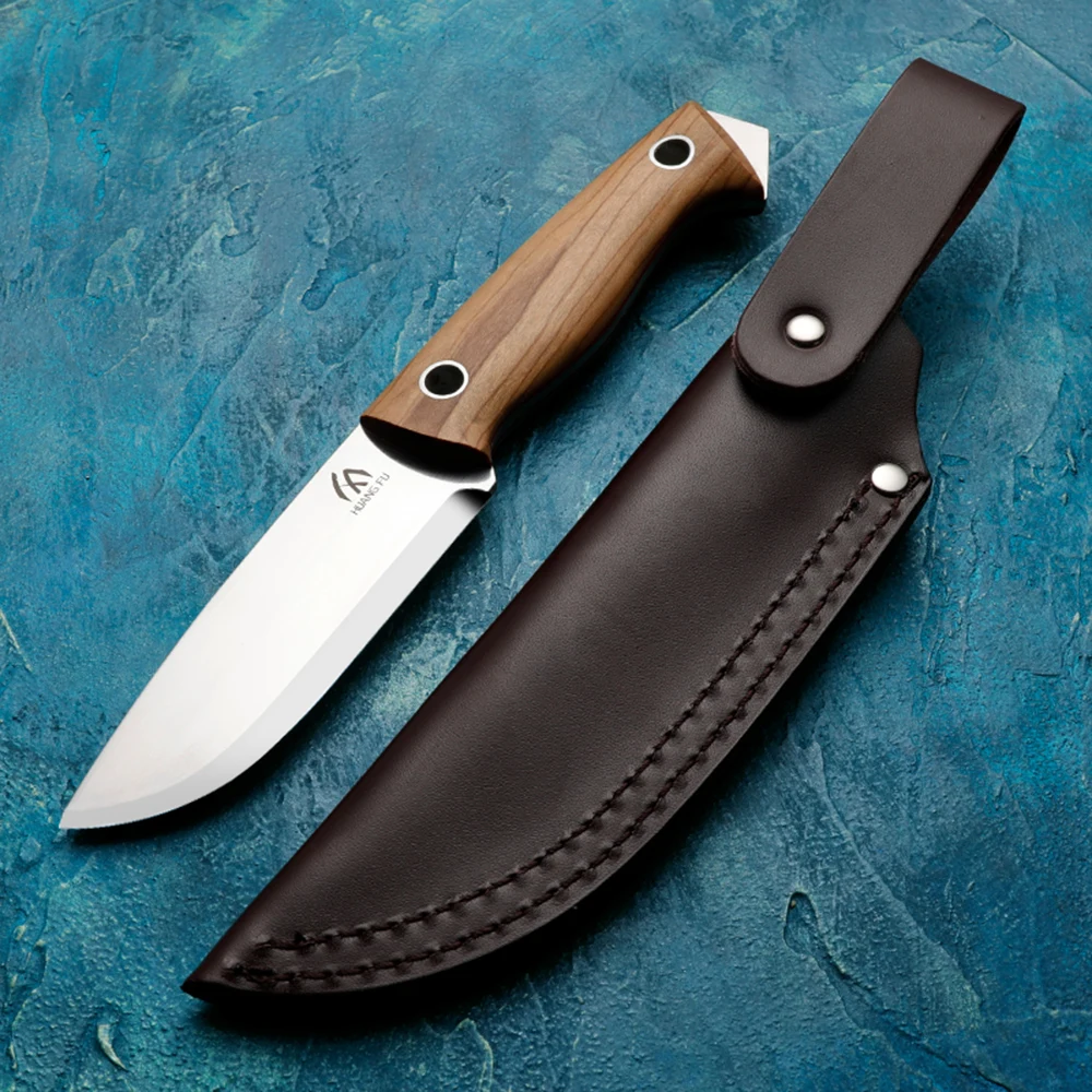 HUANGFU High quality steel outdoor knife, used for hunting, hiking, and adventure wilderness survival, the best gift for men