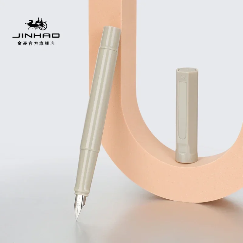JINHAO 62 Wood Fountain Pen Colorful Student F EF Ink Pen High Quality Calligraphy Pen Stationery School Office Supplies