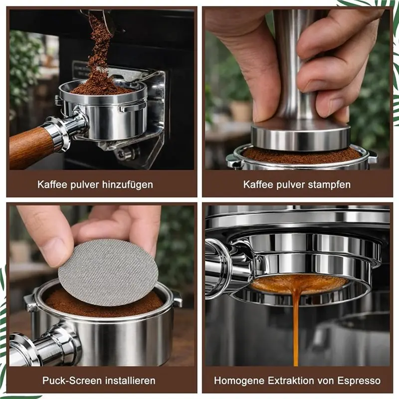 

Bottomless Portafilter 51 Mm, Filter Holder For Delonghi EC680/EC685/EC885/EC890-3 Ears Ports