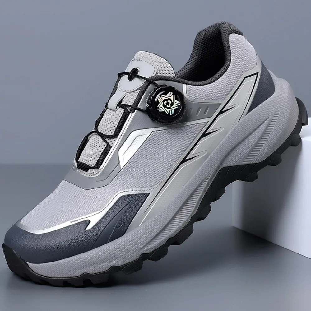 

2026 Fashionable Sports Men's Casual Shoes Comfortable Easy to Wear And off Rotation Button Mountain Climbing Shoes
