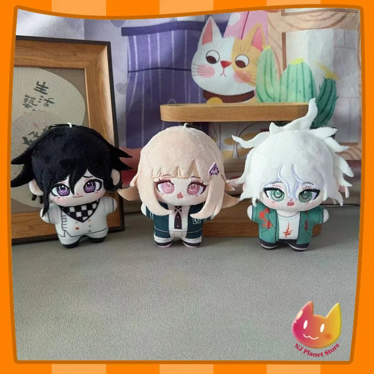 10 Cm Anime Starfish Danganronpa Oma Kokichi Komaeda Nagito Nanami Chiaki Figure Pendant Cartoon Idol Plushie Backpack Keychain