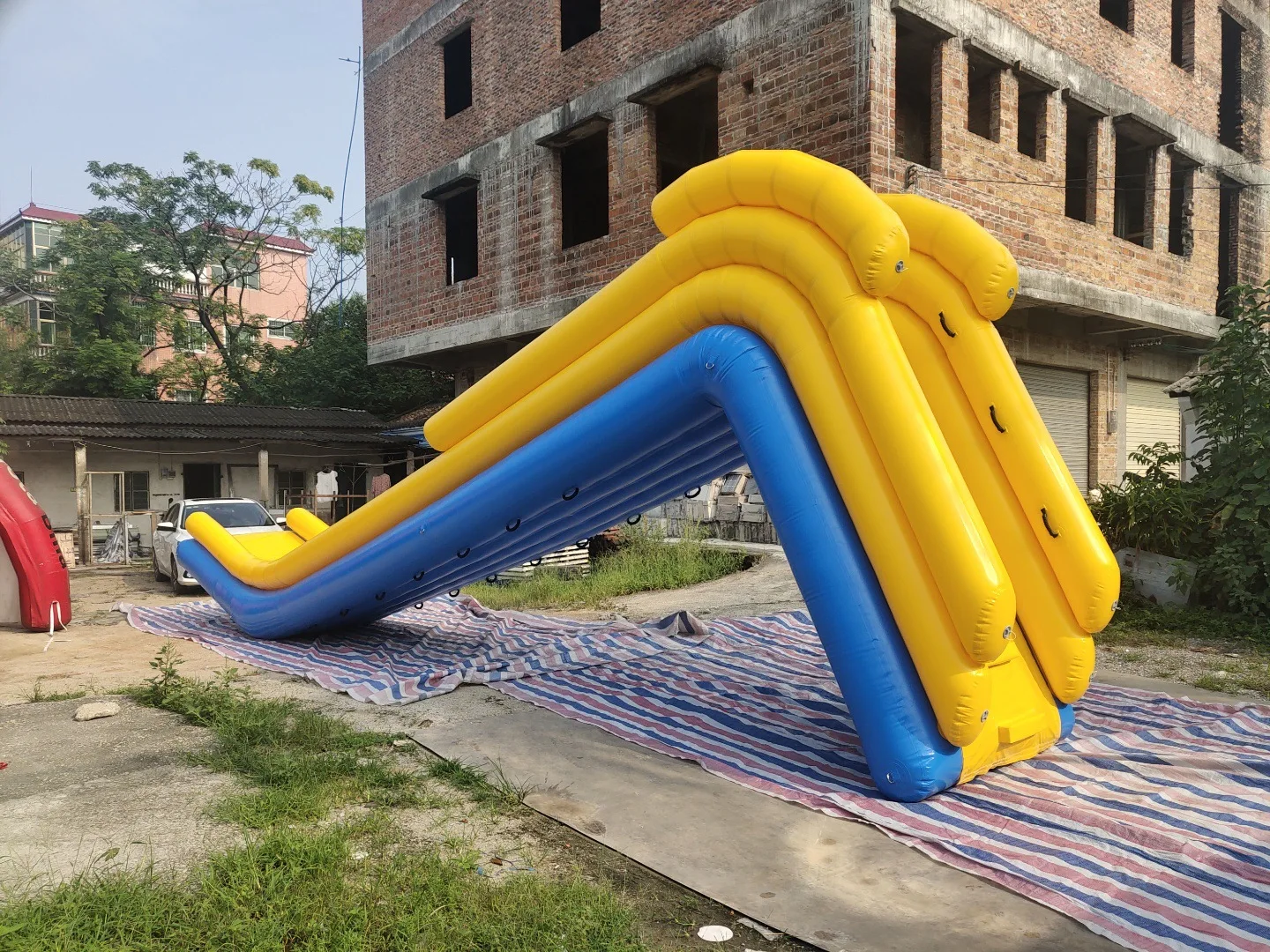 Customized custom new hot-selling sea cruise slides portable inflatable slides water yachts rock climbing entertainment equipmen