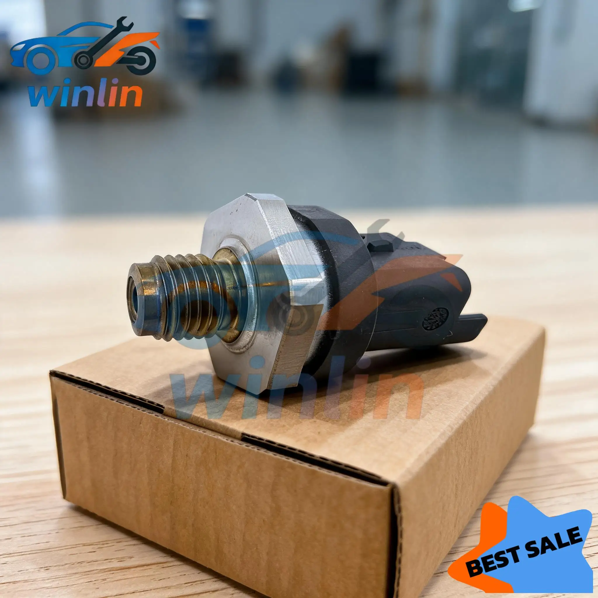 OEM 0281002797 9633310080 Fuel Rail Pressure Sensor for Peugeot 206/307/406 Citroen C5/C8/Xsara Suzuki Grand Vitara 2.0 HDi