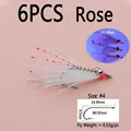 6 rosas