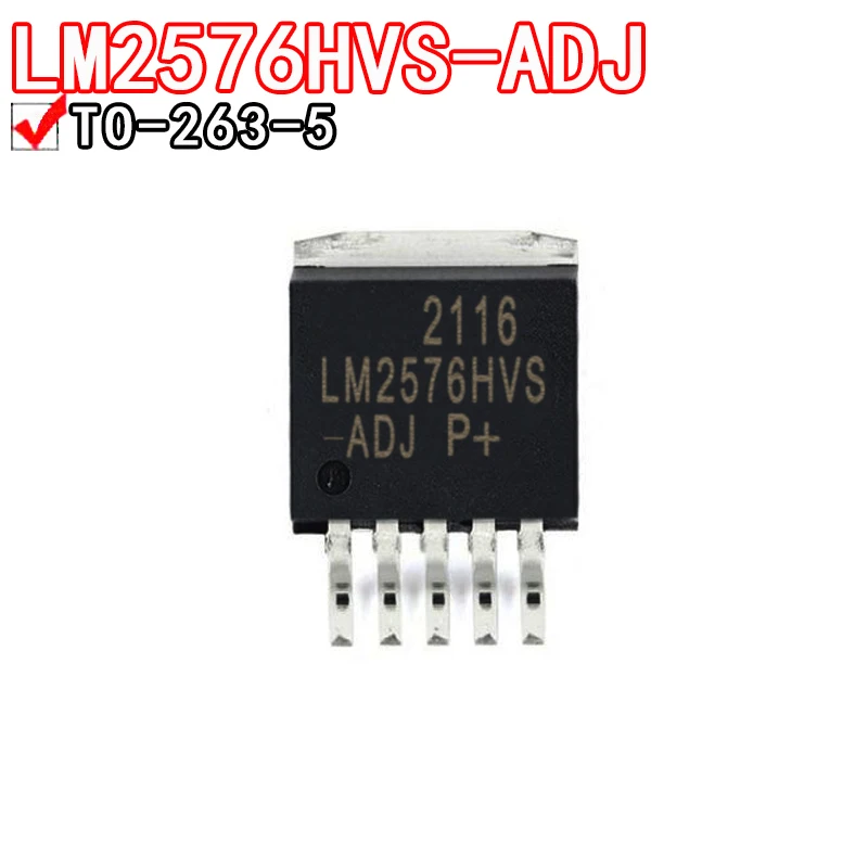 5PCS LM2576HVS-ADJ TO 263-5 3A Buck DC-DC regulator chip