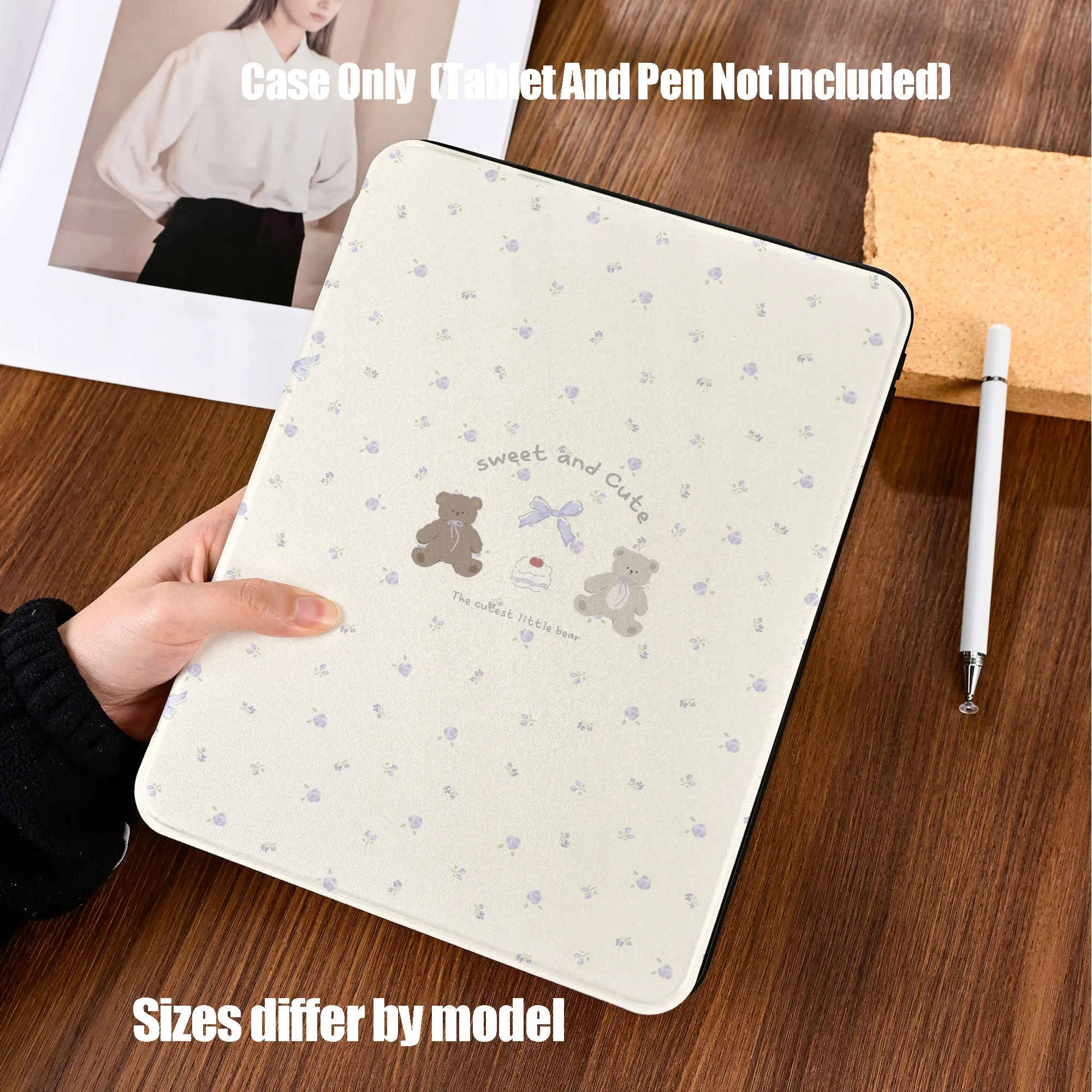 Premium TPU Tablet Case for Samsung and Apple All Models Slim Fit Protective Cover，Shockproof Lightweight Durable