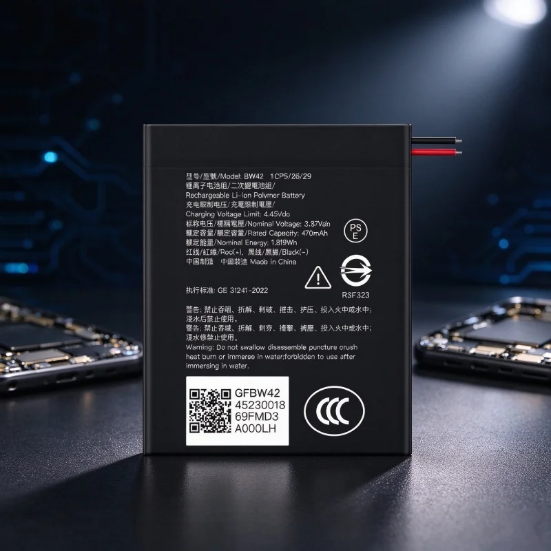 BW42 Replacement Smart Watch Battery 470mAh for Xiaomi Redmi Watch 4 M2314W1 Li-ion Polymer Battery