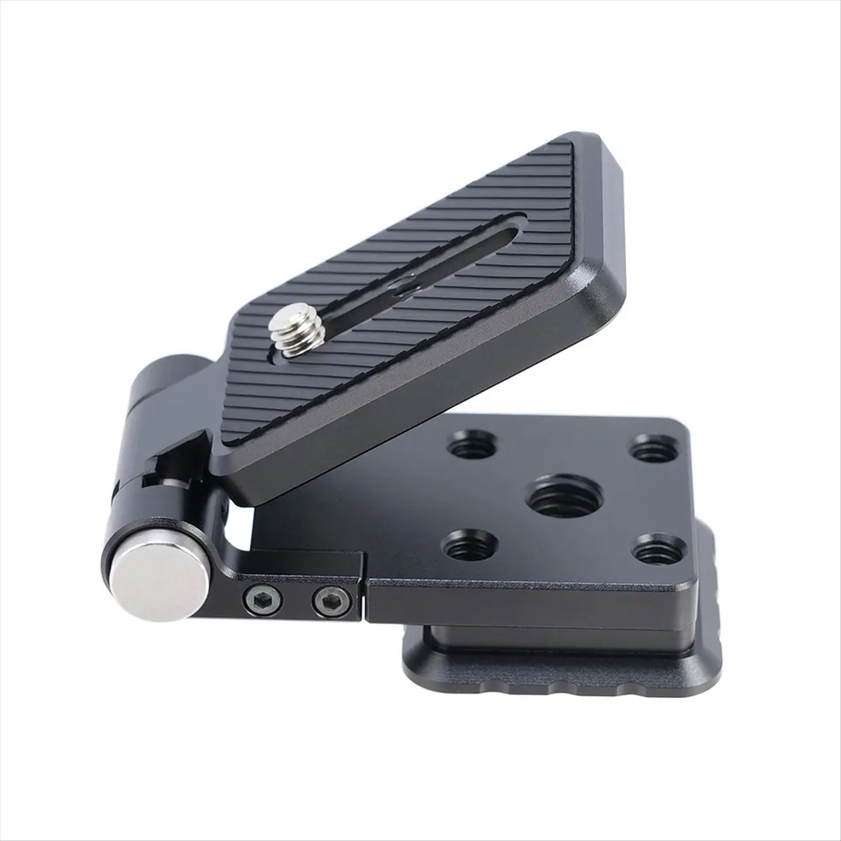 (A75T) DSLR Camera Folding L Bracket Vertical Horizontal Switching Camera Mount Quick Release Plate for Tripod Gimbal