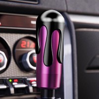 Purple/Red Ice Cream Creative Car Gear Shift Knob Manual Transmission Stick Shifter Lever for Universal