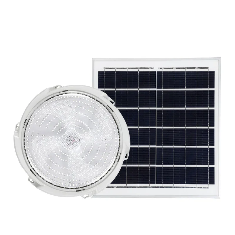 Hot 60/500W LED Solar Ceiling Light Pendant Light Outdoor Indoor Solar-Power Lamp with Line Corridor Light for Garden Decoration