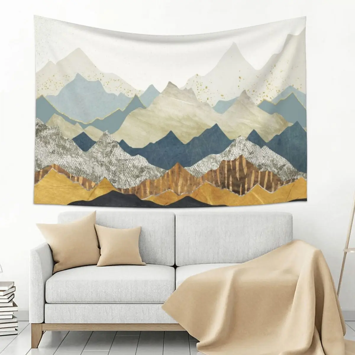

Distant Peaks Tapestry Decoration For Rooms Wall Art On The Wall Wallpaper Tapestry