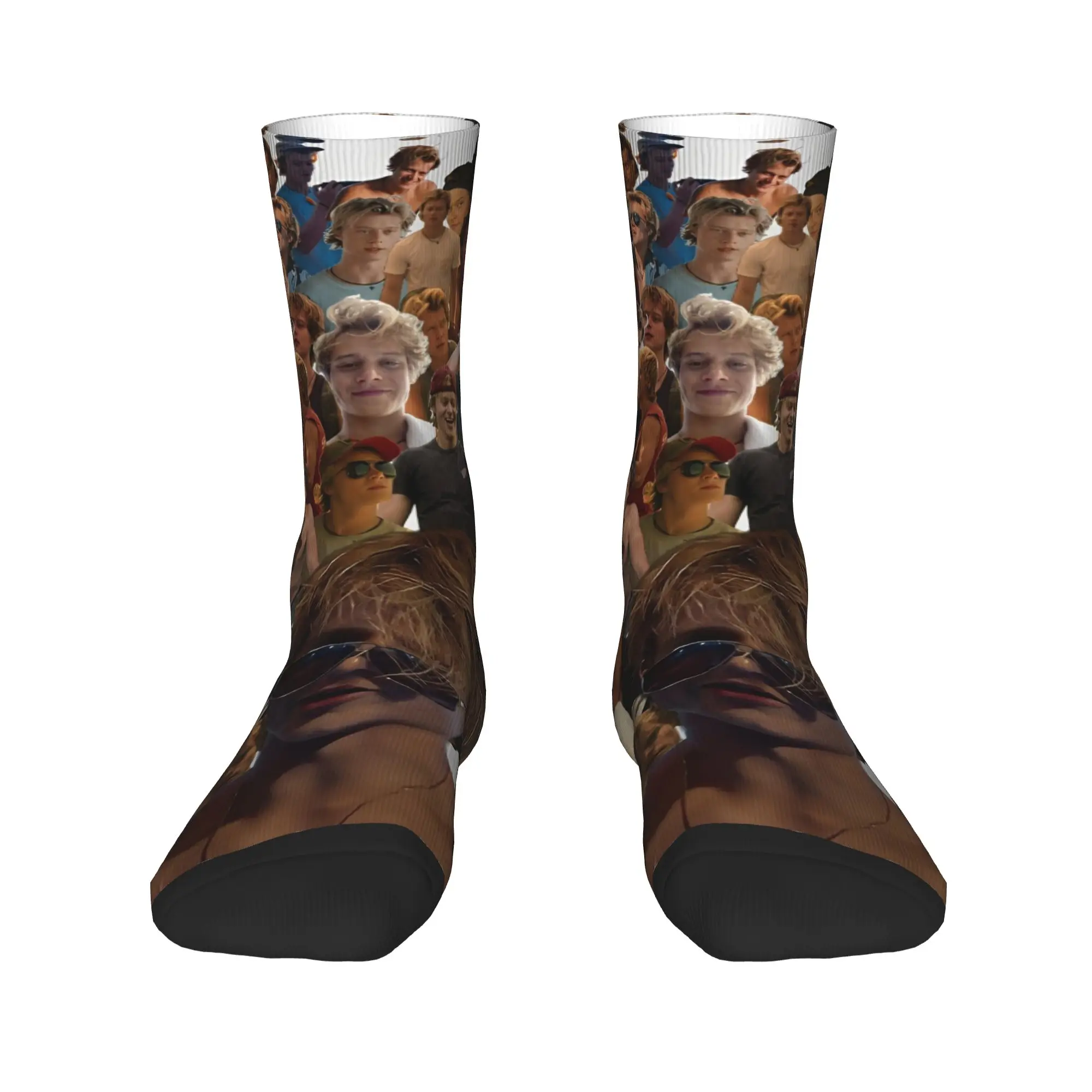 JJ Maybank جوارب رودي بانكو تصميم الأزياء الجوارب الخريف عدم الانزلاق الجوارب الرجال الدراجات الجوارب الناعمة