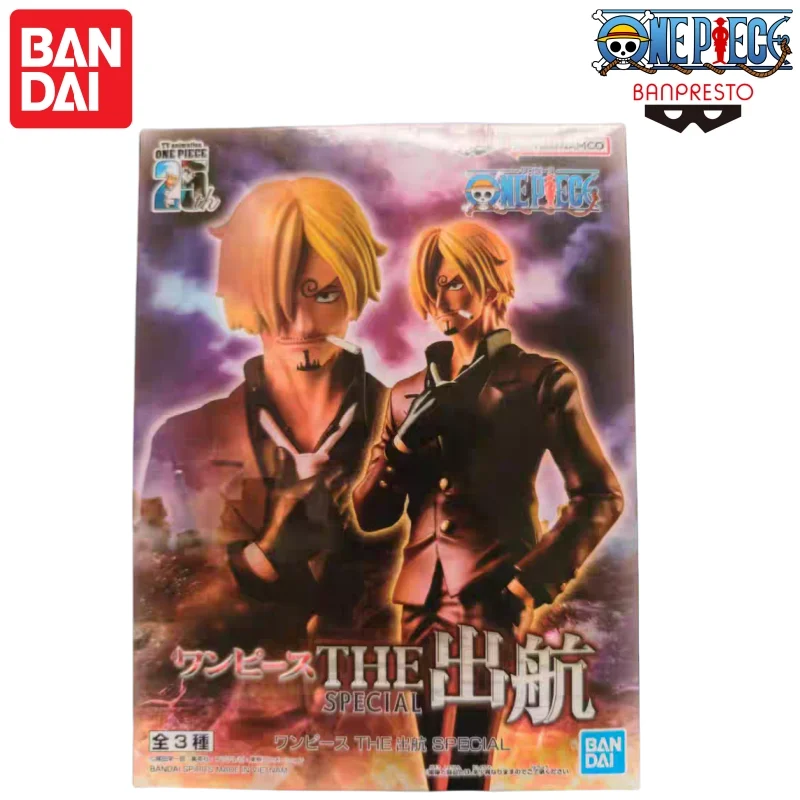 

In Stock Bandai Banpresto Original One Piece Luffy Roronoa Zoro Sanji Model Doll Brand New Boxed Action Figure Anime Characters