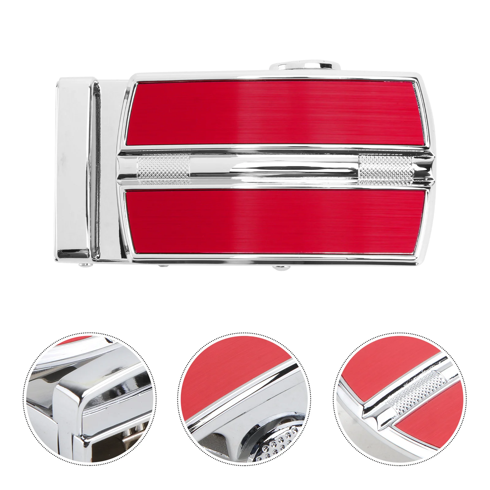 1 قطعة مشبك حزام التلقائي سبيكة الرجال السحابة السلس دائم حزام الإكسسوارات لارتداء غير رسمي حزام الفرقة حلقة متوافق #2