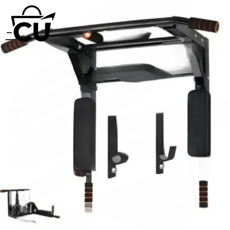 Wall Mounted Pull Up Bar, Heavy Duty Chin Up Bar, Fitness Training Equipment, Home Gym Workout, Horizontal Bar, Core Strength