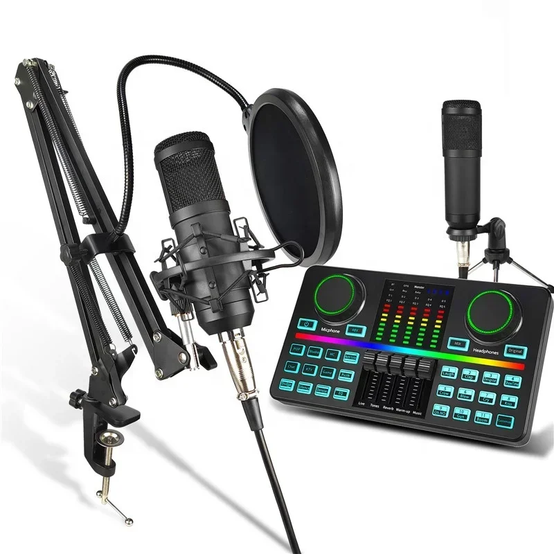 Censreal Voice Changer Musical Instrument  Podcast Equipment Microphone with External