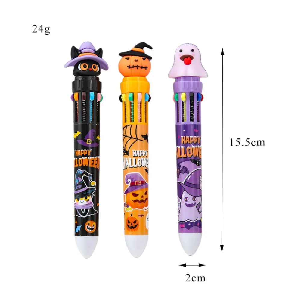 5–30 Stück Geister-Kürbis-Halloween-Themenstifte in zehn Farben, Halloween-Karneval-Partygeschenke, Geschenktütenfüller, Souvenirpreise, Geschenktüten – Detail 2
