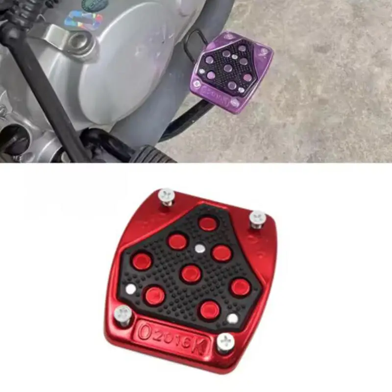 Motorcycle Rear Foot Brake Lever Pedal Enlarge Extension Peg Pad Extender For Motorcycle Aluminum Alloy Foot Pedal Accessories