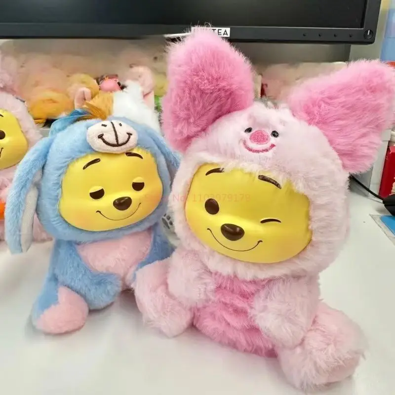 

Disney Winnie the Pooh Naughty Party Vinyl Plush Blind Box Cute Pooh Bear Bag Pendant Collectible Doll Gift Mystery Surprise Toy