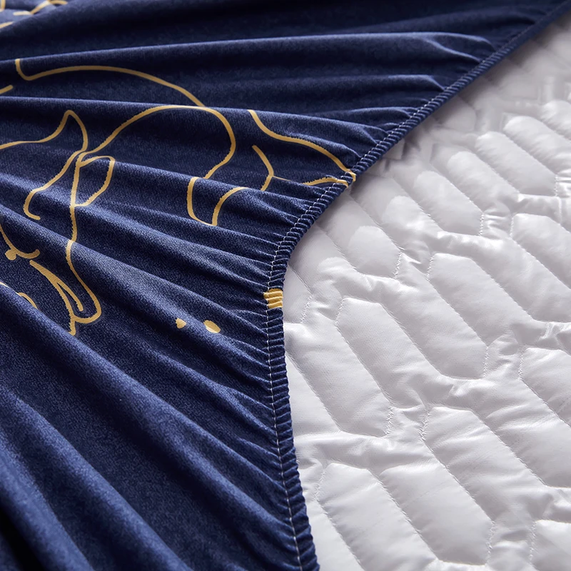 2025 cotton waterproof bed sheet, thickened urine isolation bed cover, mattress protective cover with cotton dust cover