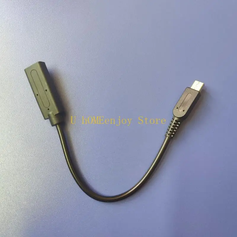 B0KF Rapid Charging Cable Short 10cm Length PVC Texture Suitable for Portability