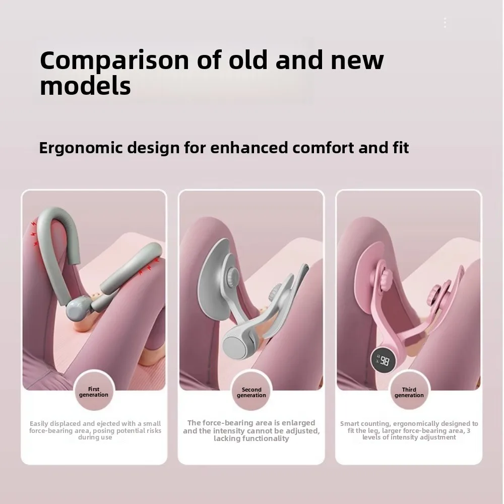 

Нескользящие бедра Master со счетчиком 360° ° Вращающееся регулируемое силовое устройство для тренировки бедер Эргономичная форма Удобная ручка